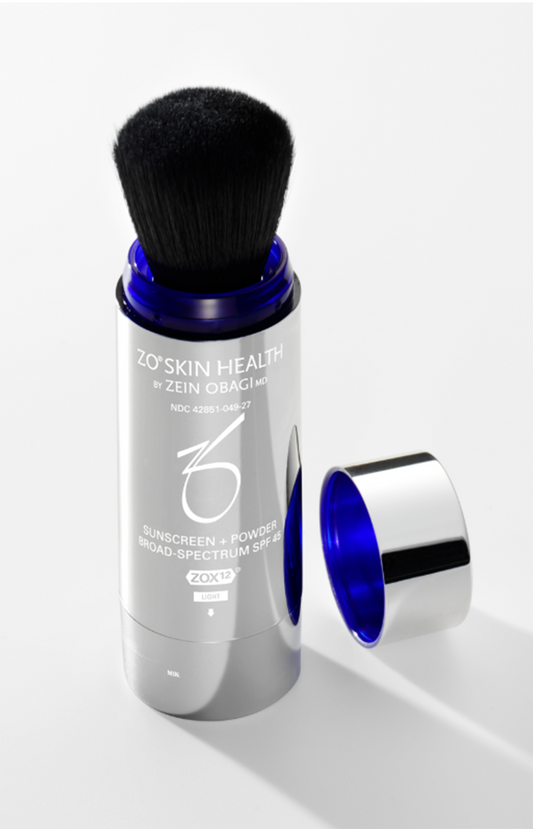 ZO Sunscreen + Powder Brush  Broad Spectrum